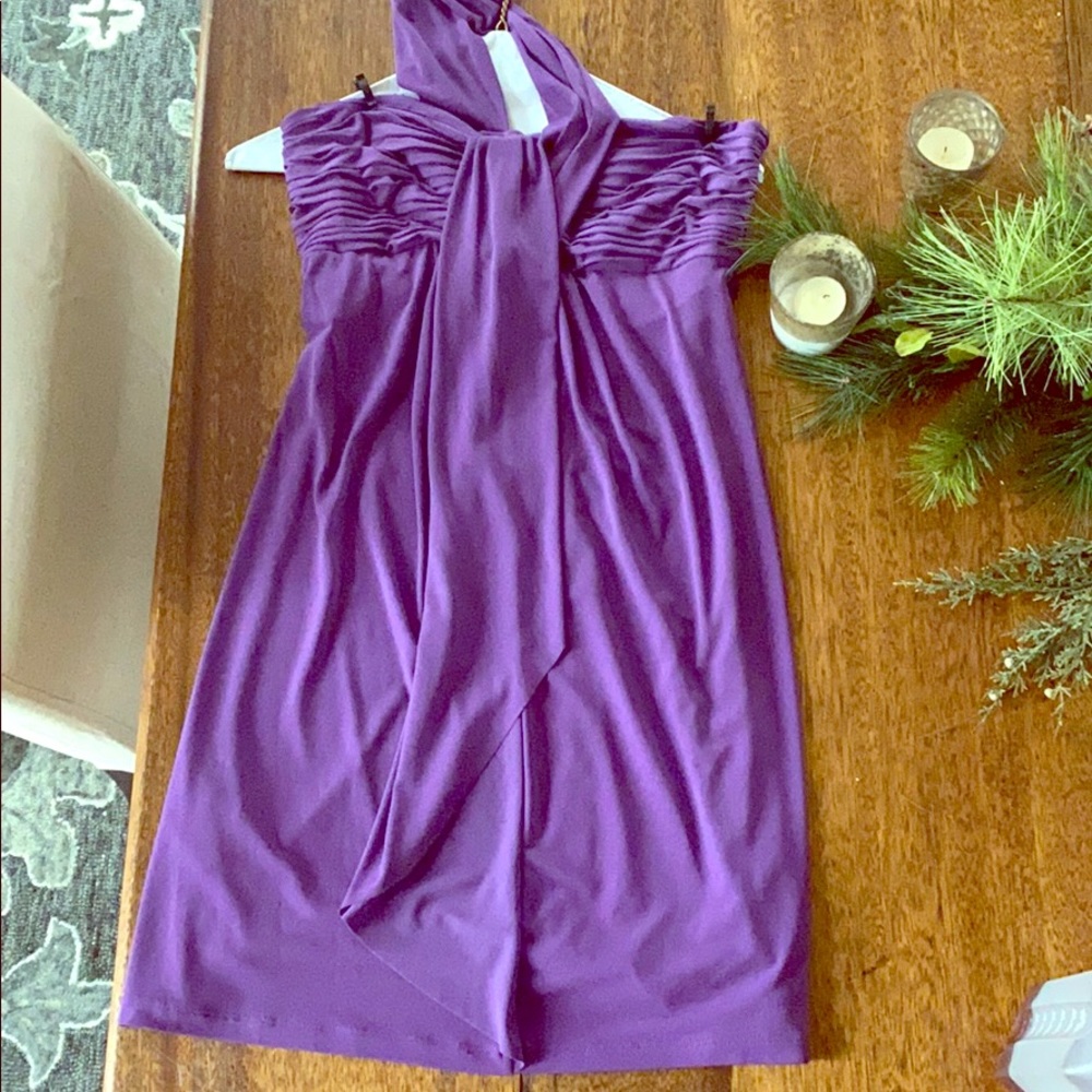 Purple party dress